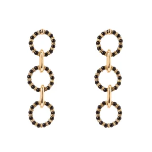 ORECCHINI SODINI TRE CERCHI INCATENATI