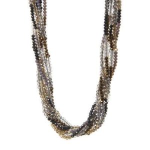 COLLANA SODINI LUNGA CON FILI DI PERLINE