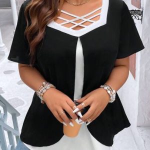 shein magliette eleganti curvy